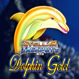 Dolphin Gold with Stellar Jackpots logo – Jackpots by Lightning Box Game at Vavada Casino